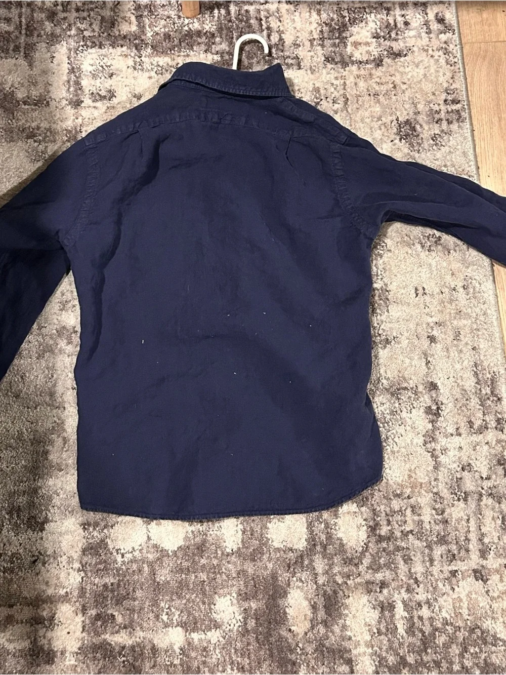 Polo by Ralph Lauren LinenNavy Long-Sleeve Button-Down shirt